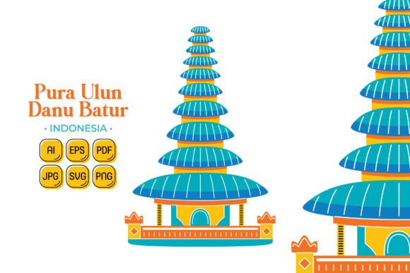 A Graphic Designer's Review of the Pura Ulun Danu Vector