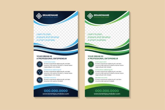 A Smart Business Banner for Print Templates and Graphics