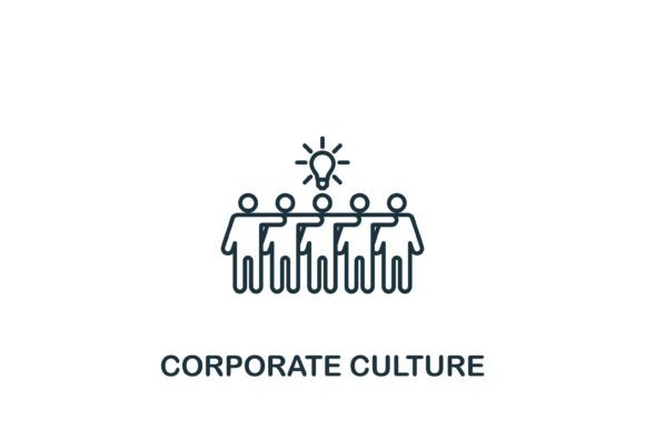 Corporate Culture Icon: A Versatile Graphics Asset