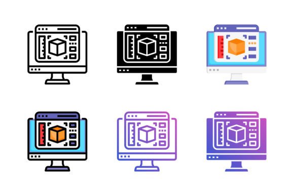 Exploring 3D Design Icons for Creative Graphics
