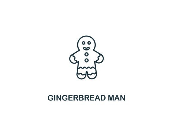 Gingerbread Man Icon: A Sweet Addition to Embroidery
