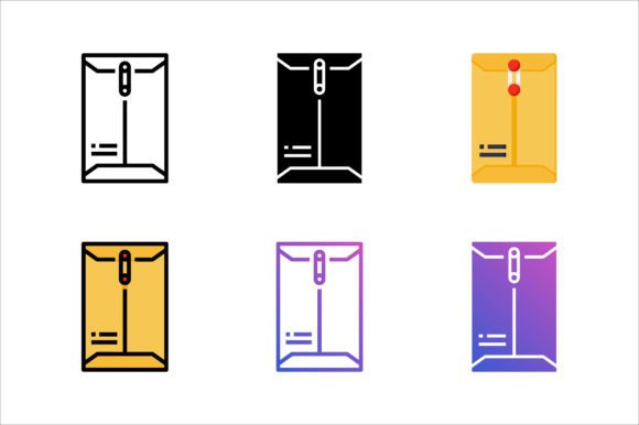 Large Envelope Icon: A Versatile Graphic for Handmade Projects