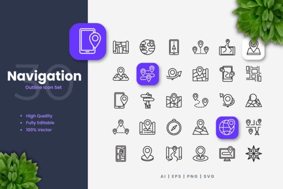 Navigation Icons Graphics: A Crafter's Review