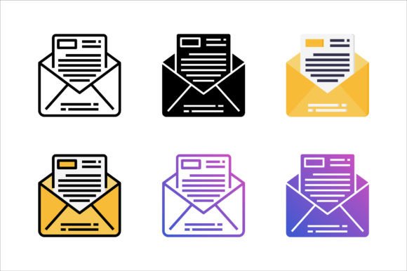 Open Mail Icon: A Versatile Graphic for Modern Branding