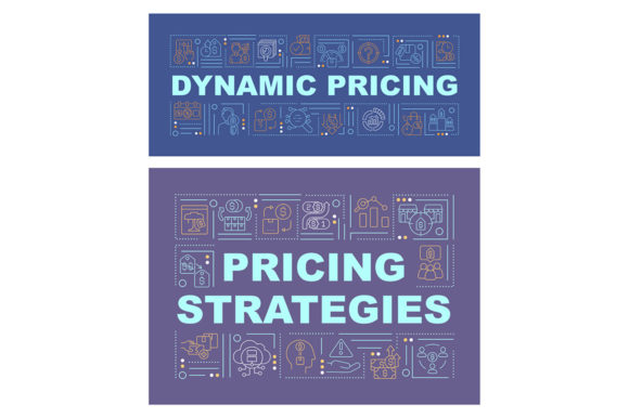 Price Optimization Banner Graphics for Commercial Graphic Templates