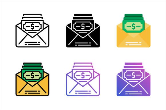 Receive Money Icon: A Versatile Graphic for Handmade Creations