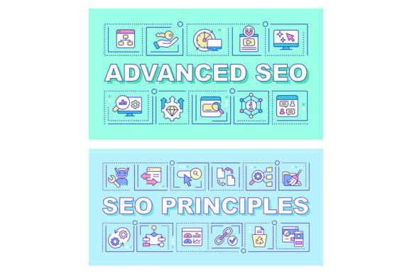 SEO Principles Banner Set: Perfect for Modern Branding