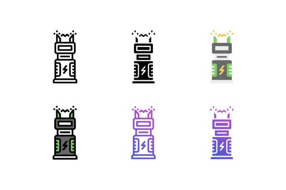 Taser Icon Graphics: A Versatile Asset for Handmade Creators