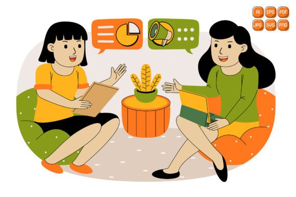 Teamwork Vector Illustration 18: A Versatile Graphics Asset