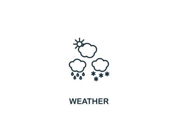 Weather Icon: A Clean, Modern Graphics Asset for Icons
